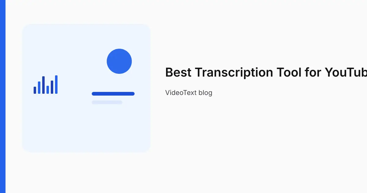 Illustration of a saved video file turned into a transcript