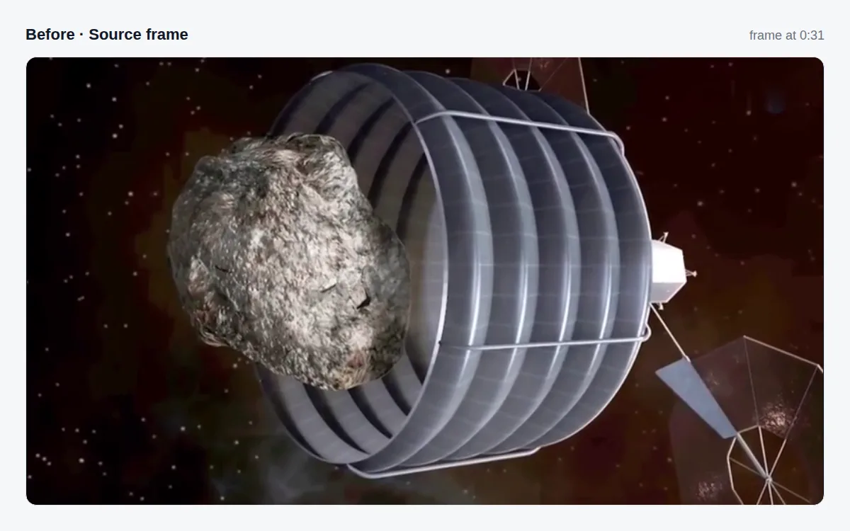 Source video frame at 31 seconds before caption styling
